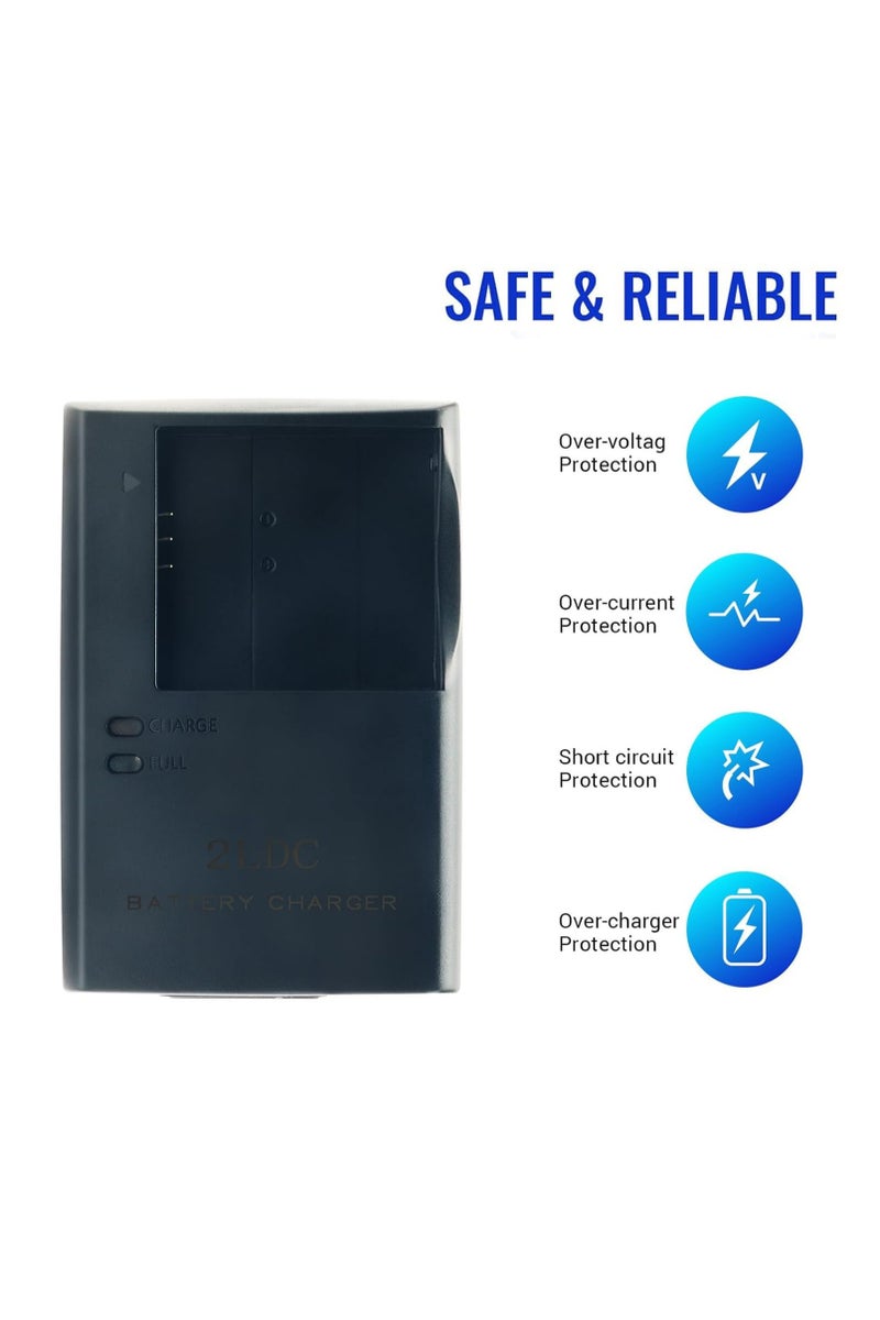 أوزيغالور شاحن كاميرات CB-2LDC CB-2LF، لبطارية Canon NB-11L NB-11LH، PowerShot ELPH 110 HS 320 HS 340 HS 350 - Image 4