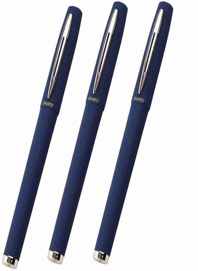Baoke 1.0mm Smooth Gel Pen - 3 Pen Set (Blue) - Image 1