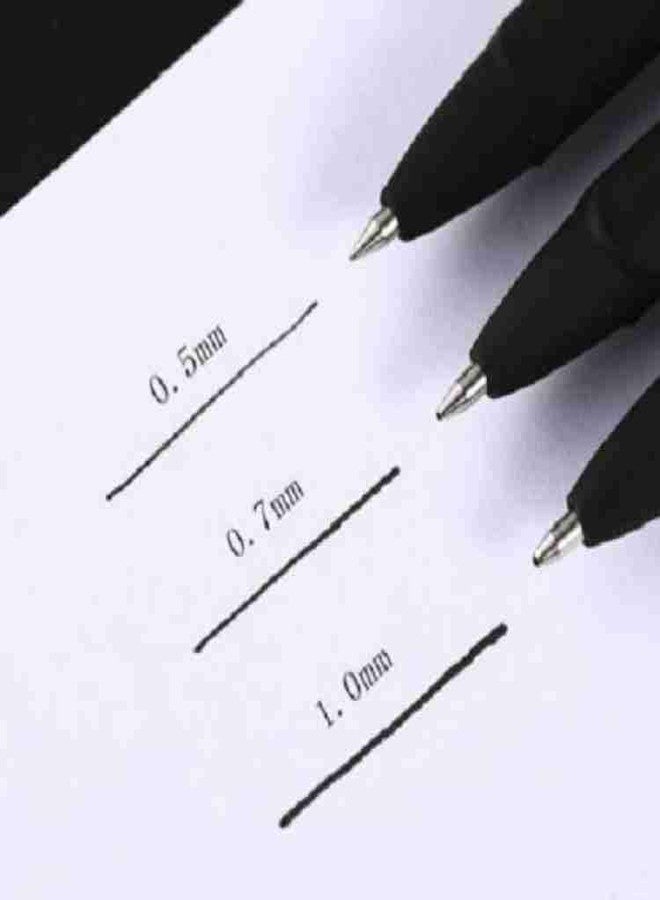 Baoke 1.0mm Smooth Gel Pen - 3 Pen Set (Blue) - Image 2