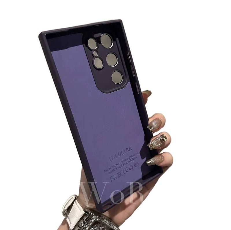 Protective Case | Skin Feel | Shockproof Cover for Samsung Galaxy S24 Plus | Blue Silicone | Drop Protection - Image 5