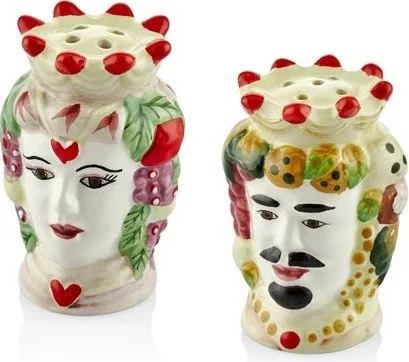 Madam Camilla Tropie Decorative Salt and Pepper Shakers for Women and Men 8 cm
