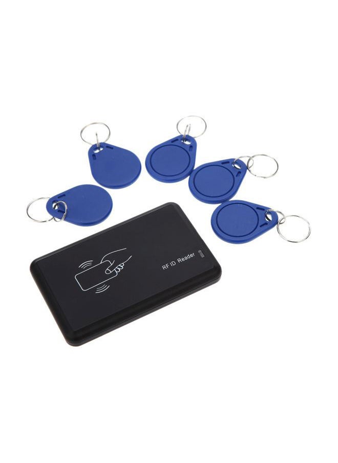 NIBEMINENT IC Card Reader With And Key Fob Black/Blue/White  - Image 1