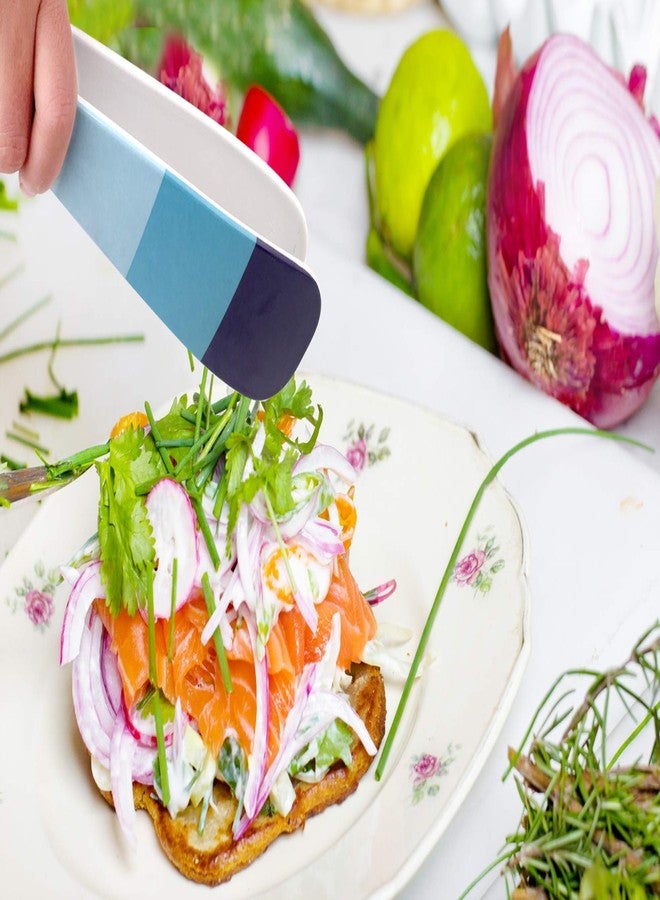 French Bull Easy Grip Melamine Handle Silicone Non-stick Heat Resistant BPA-free Chef Kitchen Utensils for Cooking, Mixing, Baking - Blue, Tongs - Image 5