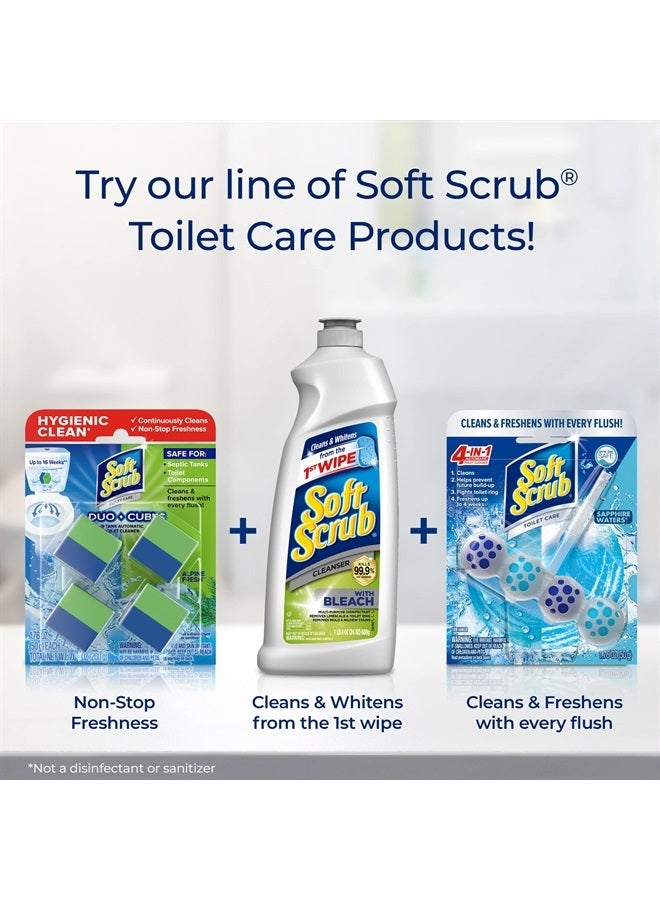 Soft Scrub in-Tank Toilet Cleaner Duo-Cubes, Alpine Fresh, 4Count - Image 5