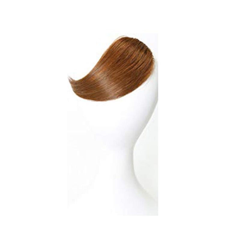 Dsoar Clip in Bangs Real Human Hair Side Bangs Natural Side Swept Bangs Clip in Straight Fringe Hair ExtensionsLight Brown Color