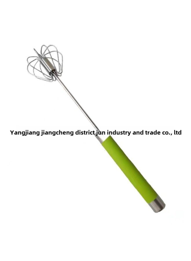 Manual Egg Beater For Daily Kitchen Dining Utensils Egg Beating Tool Hand Operated-Color:14 Inch Green  - Image 1