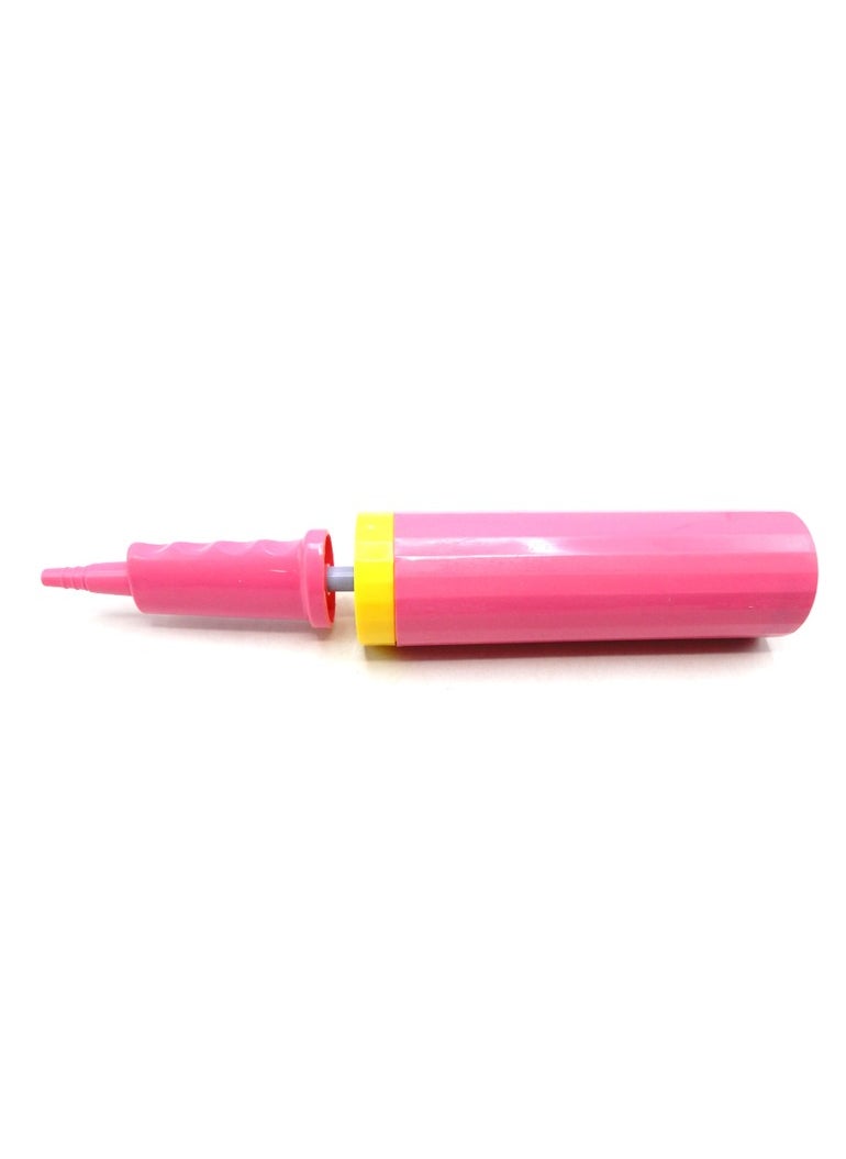 PARTY FUN Balloon Pump 30x5cm, Effortless Inflation in Pretty Pink Elevate Your Balloon Decorating Experience  - Image 1