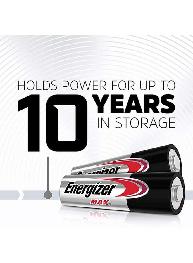 إنرجايزر مجموعة بطاريات AA قلوية عالية الأداء تدوم طويلاً مكونة من 6 قطع متعددة الألوان - Image 3