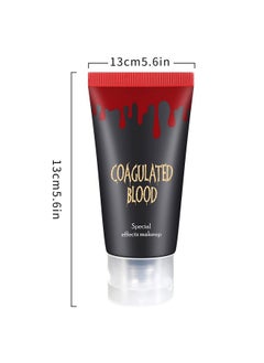 De'Lanci Edible Fake Blood Gel, Realistic Sfx Fake Blood Makeup Kit, Washable Fake Blood For Clothes Mouth Eyes, Special Effects Makeup Kit For Vampire Zombie Halloween Fake Blood Makeup- 60G(2.12 Oz) - pzsku/ZCE5E7EDEC5DB79FA3857Z/45/_/1733729926/d9948939-41e1-4189-b176-a3483d57b3e5