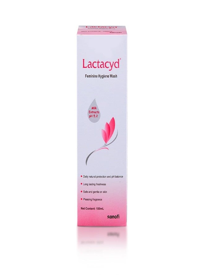 lactacyd لاكتاسيد - زجاجة 100 مل غسول نظافة نسائية - Image 1