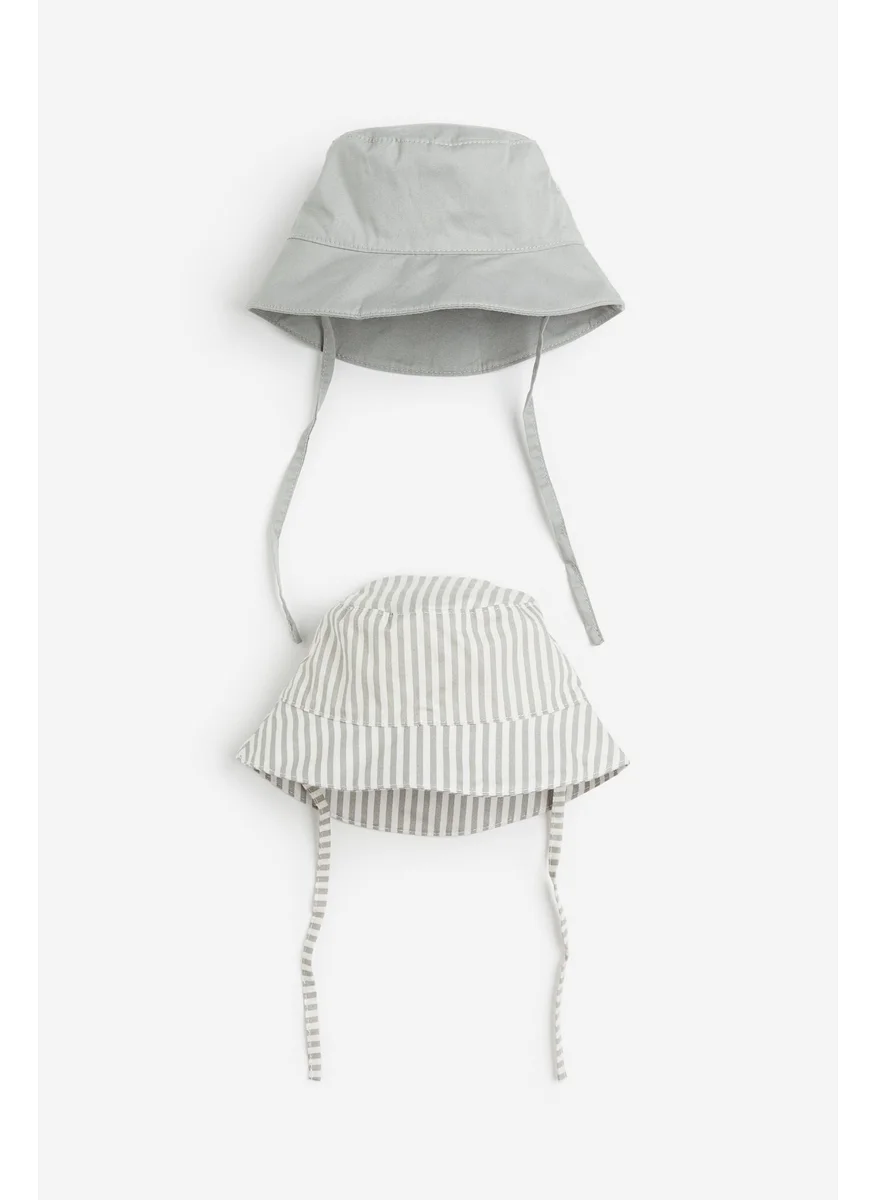 H&M 2-Pack Cotton Sun Hats
