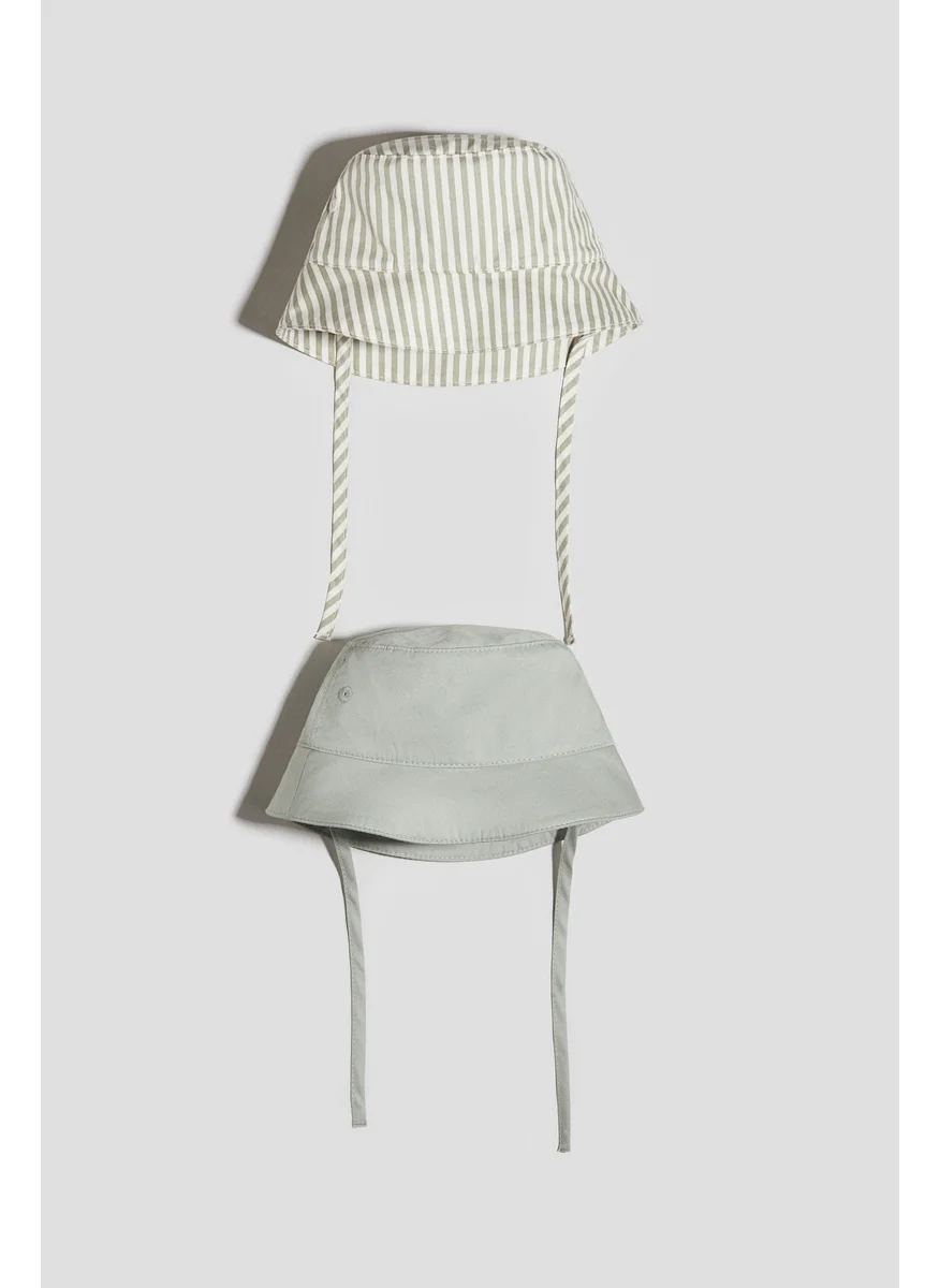 H&M 2-Pack Cotton Sun Hats