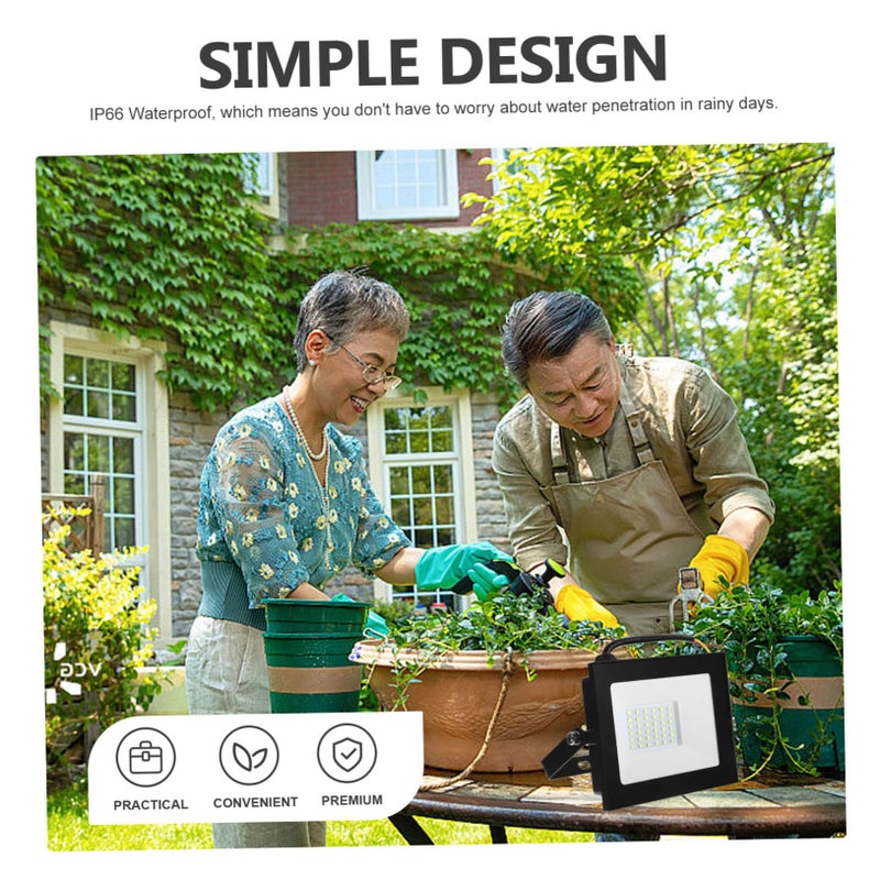Thin Design Outdoor LED Floodlight Garden Patio Garage Lights - Image 4