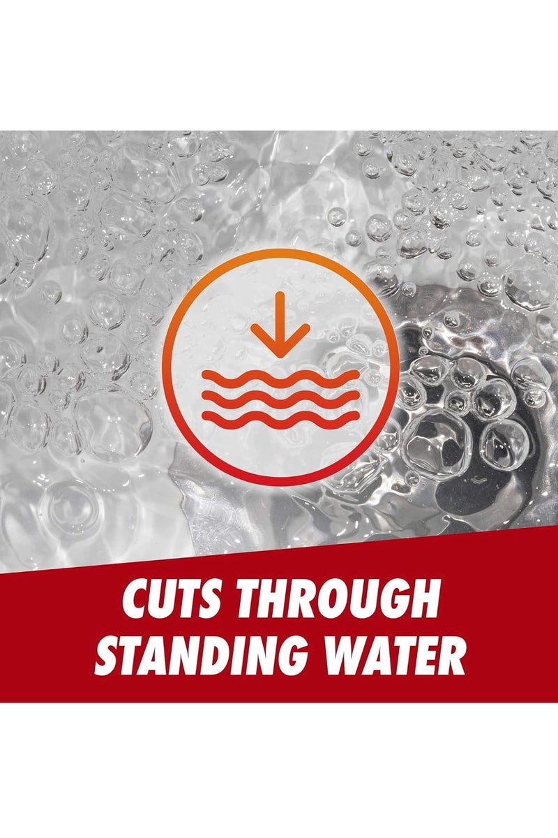 درانو مزيل انسداد المصارف ماكس جل ومنظف، يفتح ويزيل الشعر وبقايا الصابون والانسدادات وغيرها من الدشات والمغاسل، سعة 3.8 لتر - Image 5