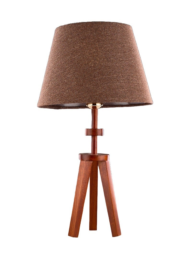 NAGAFA SHOP Vandeta 1 Lamp Silver Brown * Brown Table Lamp Tb55Bn 