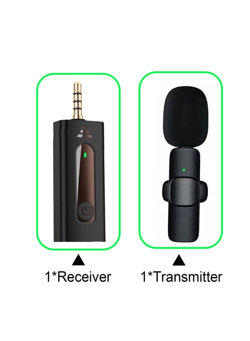 K35 Wireless Collar AUX Microphone 2 Mic Plug and Play Mike for Video Recording Interview Podcast Vlog YouTube Tiktok - Image 3