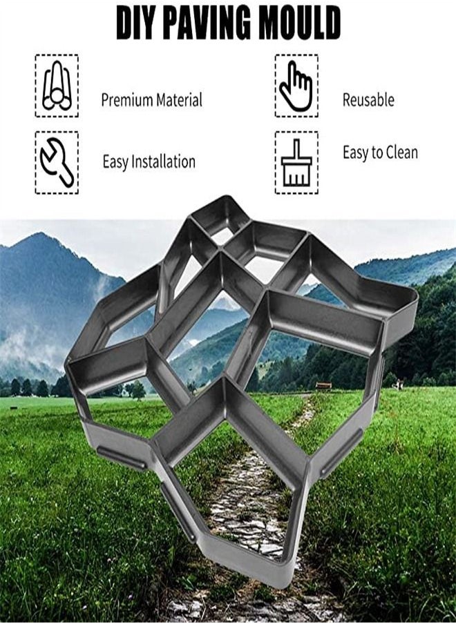 Goolsky - Goolsky Paving Mould Brick Stone Road Path Maker DIY Lawn Concrete Garden Patio Walkway - Image 1