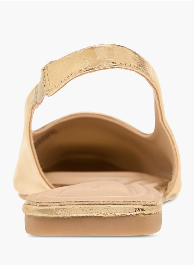 Flora Bella By Shoexpress Women Solid Slingback Sandals  - Image 5