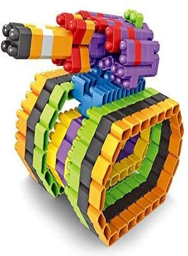 plutofit Smart Activity Fun and Learning Blocks for Kids, Multi Color Building Bricks Building Blocks for Kids Gift Toy - 400Pcs - Image 1