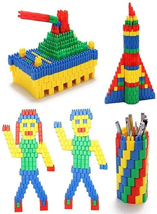 plutofit Smart Activity Fun and Learning Blocks for Kids, Multi Color Building Bricks Building Blocks for Kids Gift Toy - 400Pcs - Image 3