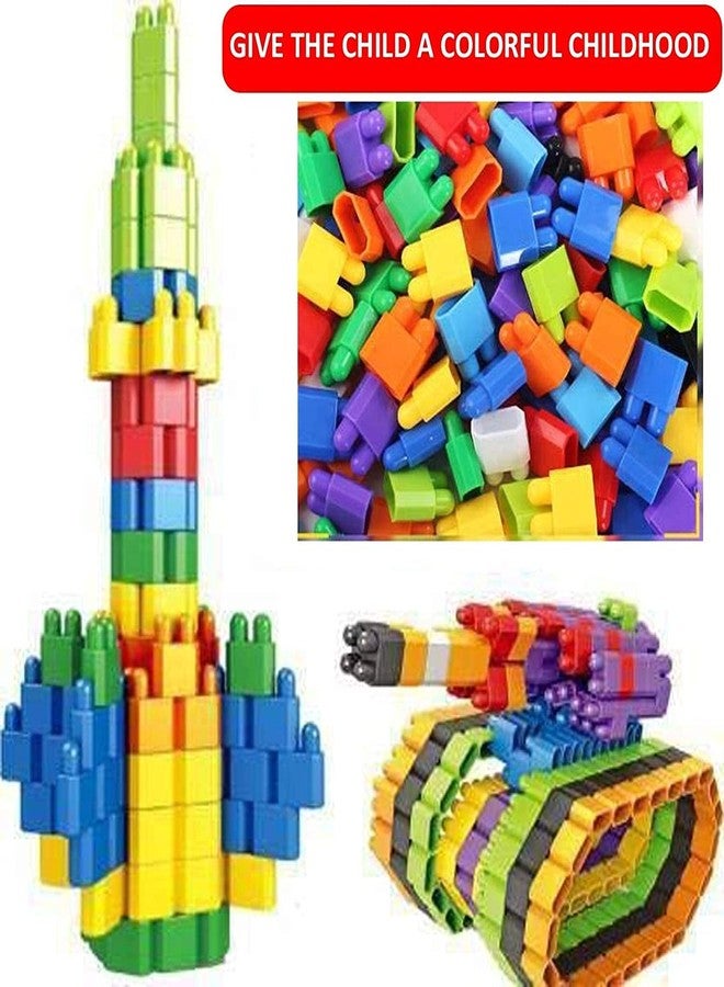 plutofit Smart Activity Fun and Learning Blocks for Kids, Multi Color Building Bricks Building Blocks for Kids Gift Toy - 400Pcs - Image 2