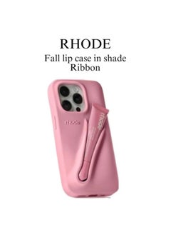 rhode 15 Pro Max Silicone Lip Holder for Cell Phone,(case only) Lip Gloss Adhesive Sleeve for Phone, Lip Holder Stick-on Phone Case, Back Stick On Holder for iPhone 15 pro Max Ribbon color  - Image 2