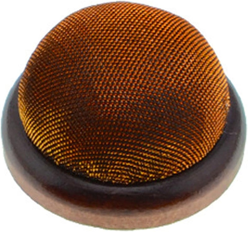 ChezMax Sequins Pincushion Holder Wooden Base Pin Cushion Sewing Needle Holder Handmade Clip Stand Sewing Accessories for Sewing Master DIY Home Use Gold - Image 1