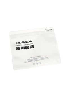 Generic Jinhua Factory Stock Underwear Packaging Plastic Self-Seal Bags with Custom Logo White - width 18*height 15.5cm (inner hollow size 17*12.5cm) 