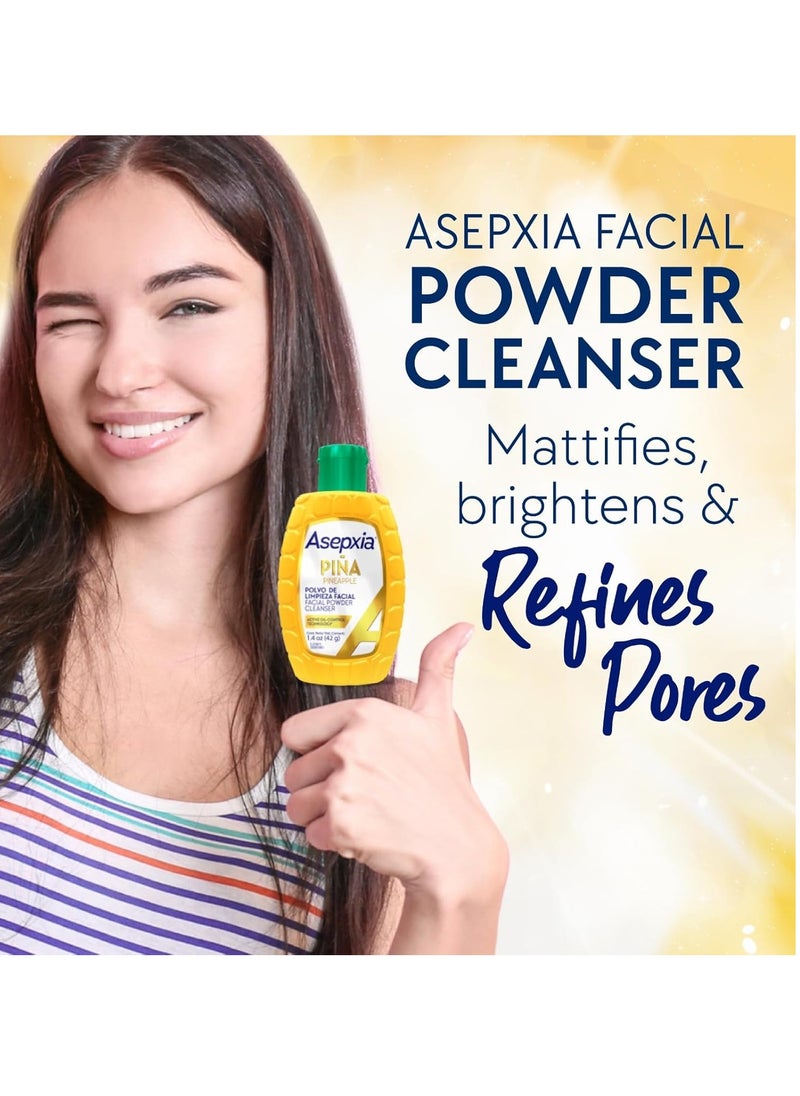 Asepxia Facial Cleanser Powder, Non-Abrasive Exfoliating Face Wash with Natural Pineapple Enzyme, Gentle Water-Activated Foaming Lather for Oily Skin, 1.4 oz - pzsku/ZCE5FA66CDA4C812388B3Z/45/_/1740047224/2824100c-d94f-41d6-bfe5-aedecb6ce420