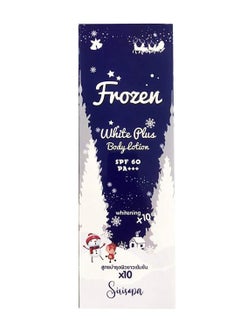 Frozen Collagen Frozen White Plus Body Lotion SPF 60 PA+++ – Whitening x10 Intensive Brightening & UV Protection – Long-Lasting Hydration – 200ml 