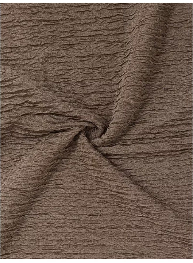 Shein Solid Color Asymmetrical Neckline Cropped Top And Side Split Skirt Set - Image 3