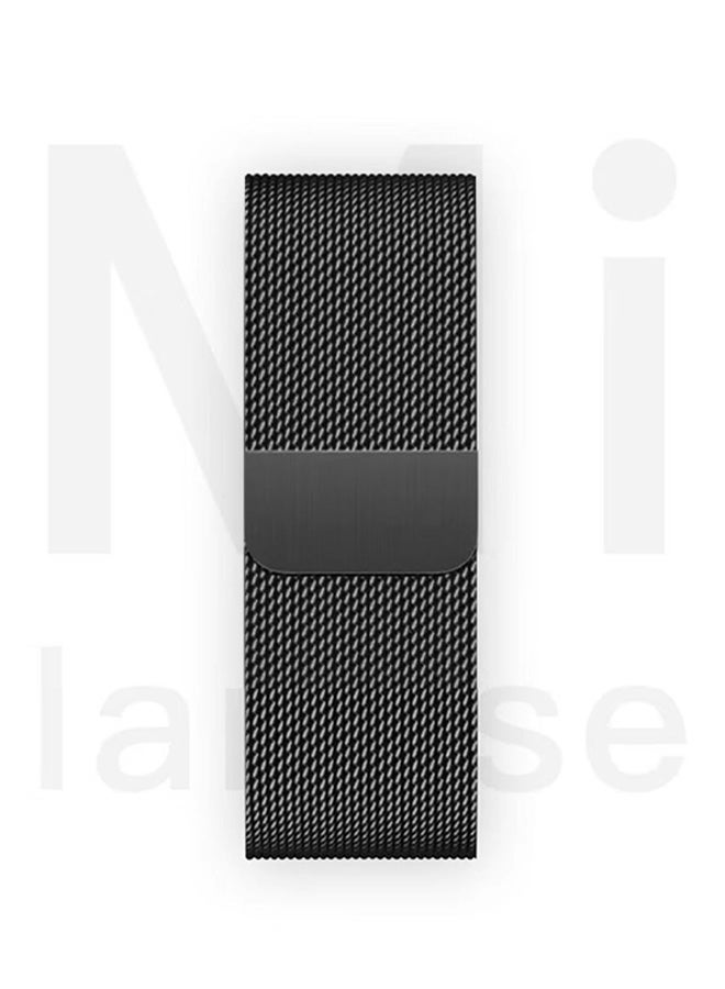 S-Color Huawei Watch Milanese Band Compatible with Huawei Watch GT4 41mm for Women Men Magnetic Milanese Stainless Steel Bands for Huawei Watch Black - Image 5