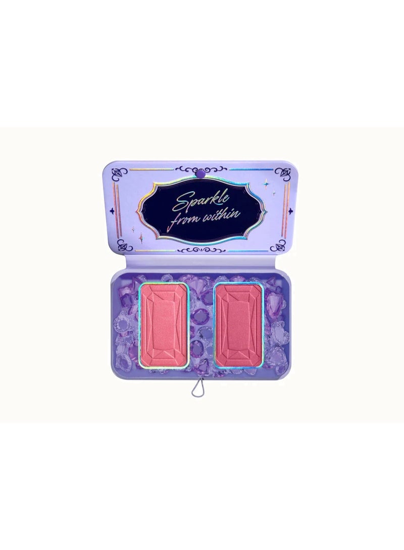 NYX PROFESSIONAL MAKEUP BRIDGERTON ROYAL BLUSH PALETTE,  Lady In Silver - Image 1