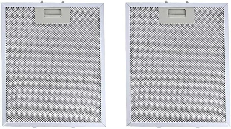 2 قطعة من مرشح شحم هود المدى من الألومنيوم مقاس 330x230x9 مم، شبكة معدنية من 5 طبقات، سهل التركيب - Image 4