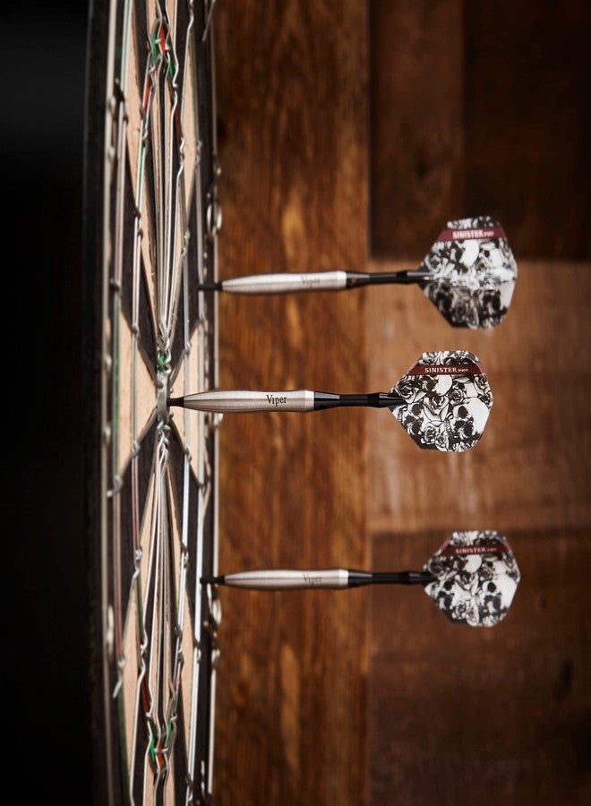 Viper by GLD Products Sinister 95% Tungsten Steel Tip Darts, 24 Grams,Silver,23-3809-24 - Image 2