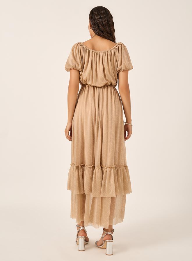 Styli Ruffled Hemline Dress  - Image 5