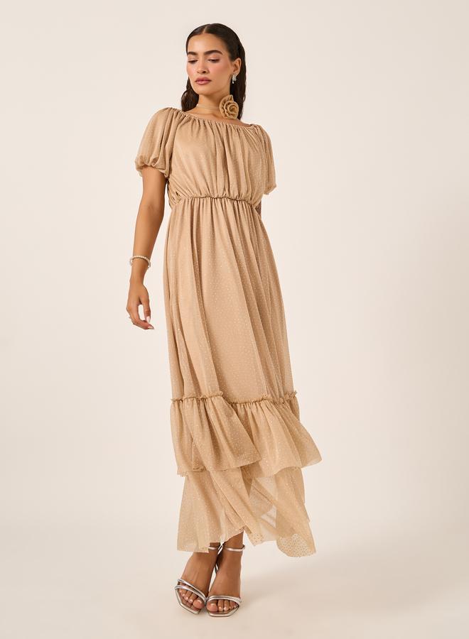 Styli Ruffled Hemline Dress  - Image 2