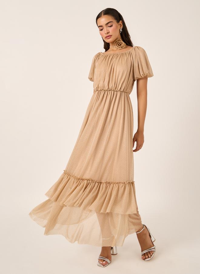 Styli Ruffled Hemline Dress  - Image 1