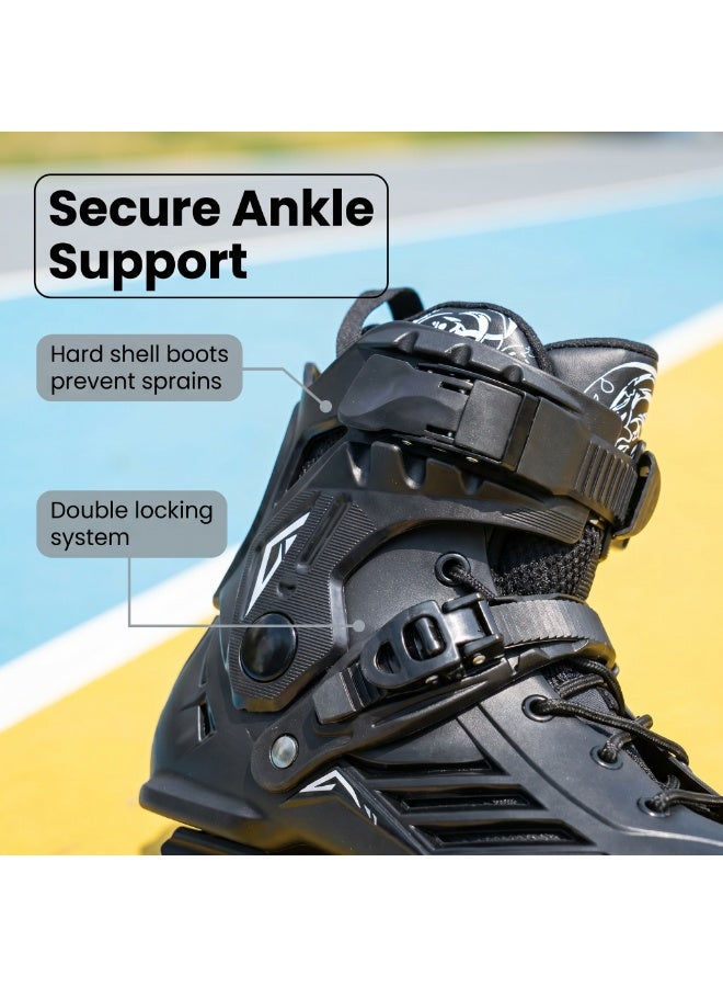ROSELLE Inline Skates for Women Men, Outdoor Street Blades Roller Adult Male Female, Professional Fitness Roller Skates Blades for Unisex - Image 4