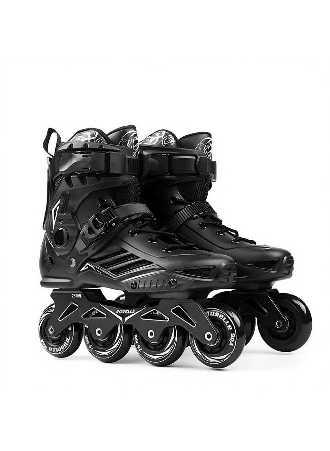 ROSELLE Inline Skates for Women Men, Outdoor Street Blades Roller Adult Male Female, Professional Fitness Roller Skates Blades for Unisex - Image 1