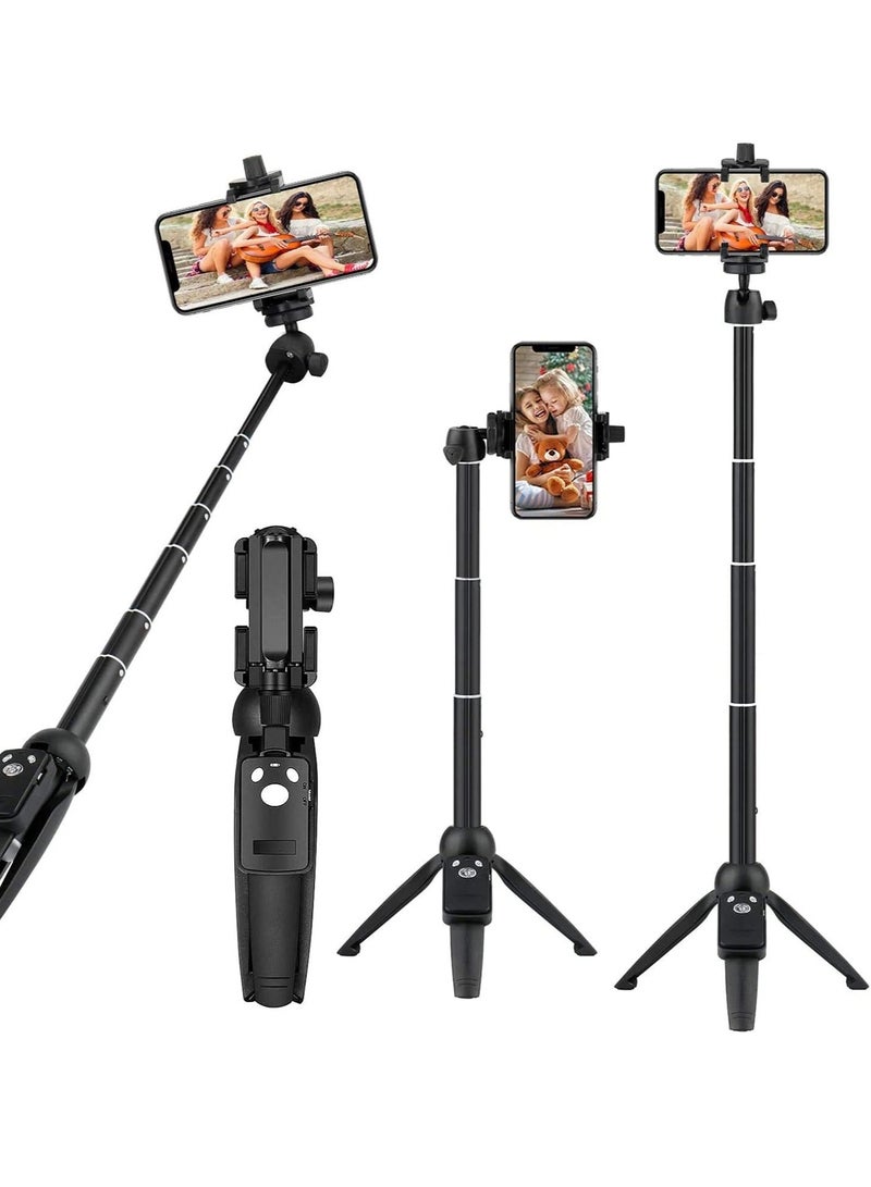2-in-1 Mini Desktop Tripod Selfie Stick with Phone holder Remote Controller Max. Load 0.22kg for iPhone 7 7plus Xiaomi Samsung - Image 2