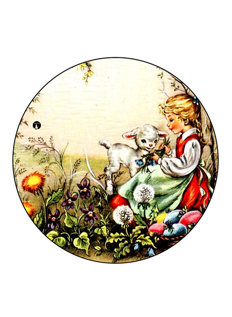 RKN Girl Printed Mouse Pad  Multicolour