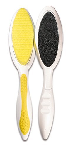 TITANIA Softtouch Double Foot File Emery and Pumice on Blister Card Assorted Colours Pack of 1 x 74 g - Image 2