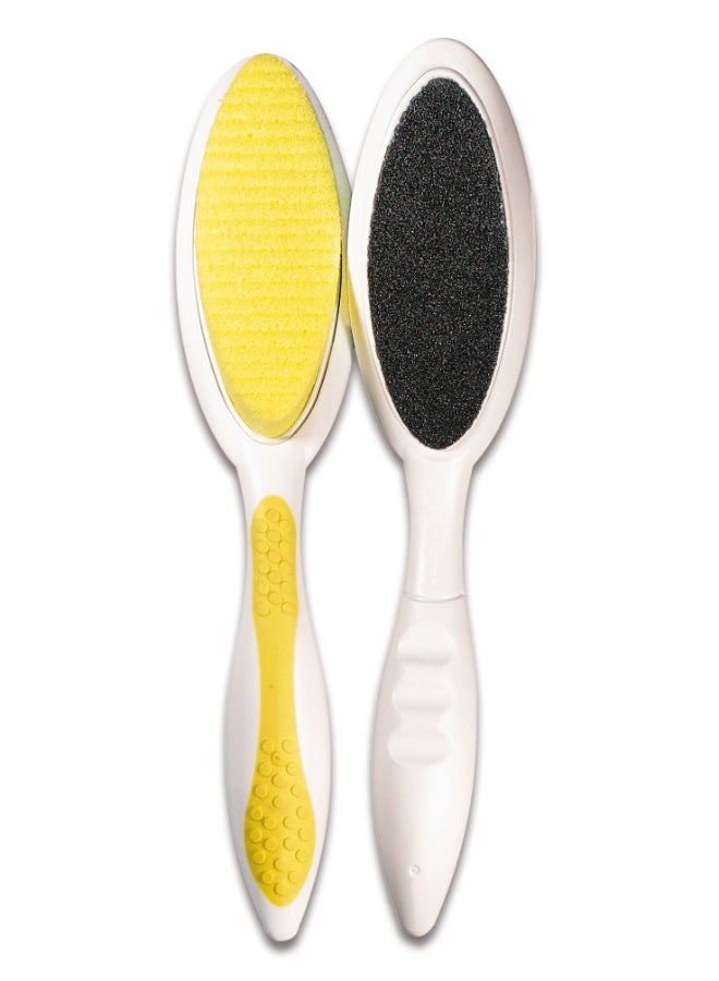 TITANIA Softtouch Double Foot File Emery and Pumice on Blister Card Assorted Colours Pack of 1 x 74 g - Image 3