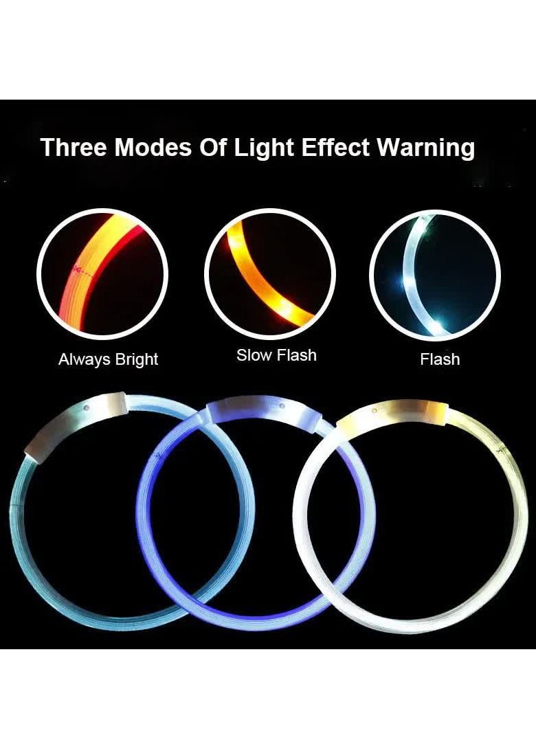 الثقة للماء وقابلة لإعادة الشحن تضيء طوق الحيوانات الأليفة - Image 2