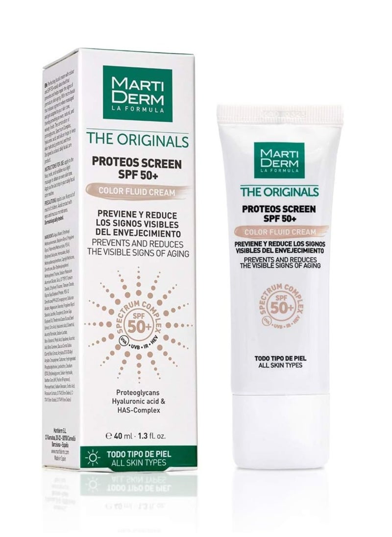 Proteos Screen Spf 50+ Cream Color - 40ml