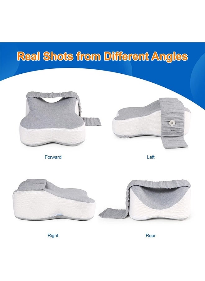 Real Knee Pillow for Side Sleepers Separates The Knees for More Comfort, Semicircle Round Shape Leg Pillows for Sleeping Promote Sleeping - pzsku/ZCE602212D263A18B6481Z/45/_/1729647298/c88207c1-eea6-4b3a-b6ed-c349e7edb1e1