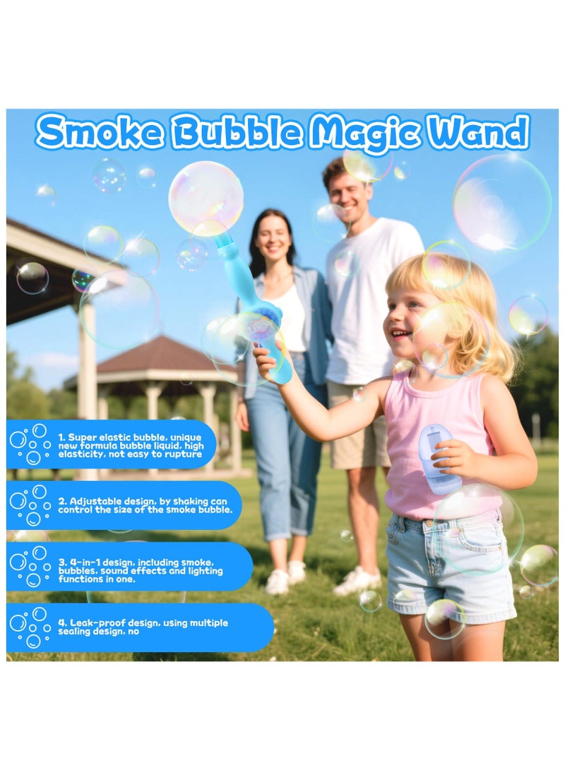 جوسيردا® آلة فقاعة الدخان الملونة, سحر آلات فقاعة الضباب التفاعلية للحزب, مرنة فقاعة الضباب عصا, لعبة فقاعة الحمام القابلة لإعادة الشحن, لفتية ولد طفل الحزب في الهواء الطلق في الداخل - Image 2