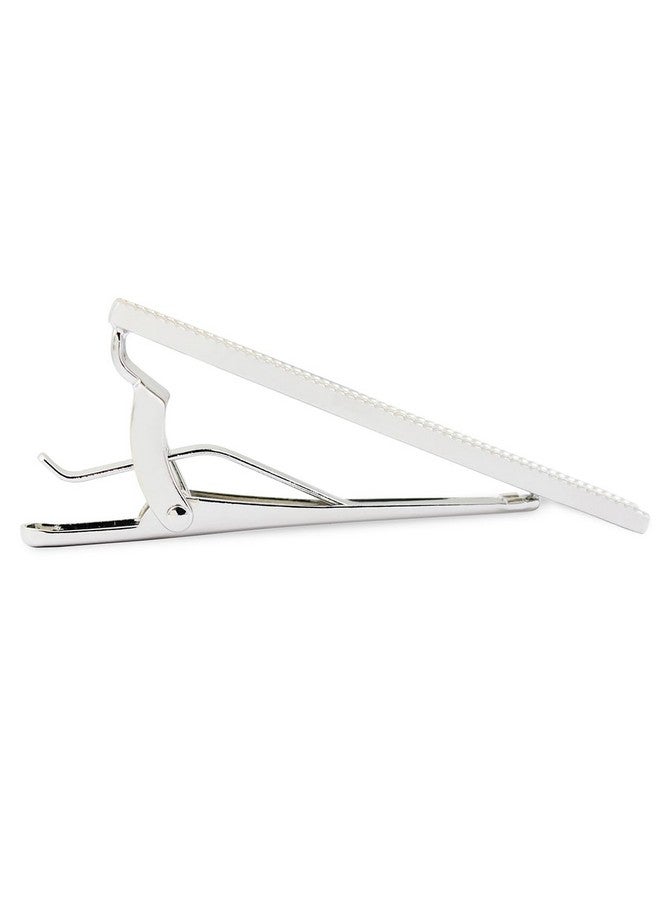 Peluche Silver Squares - Normal Tie Pin for Men - Image 3