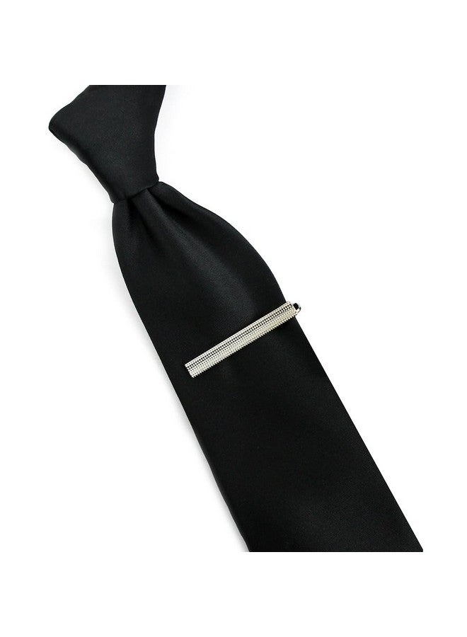 Peluche Silver Squares - Normal Tie Pin for Men - Image 5